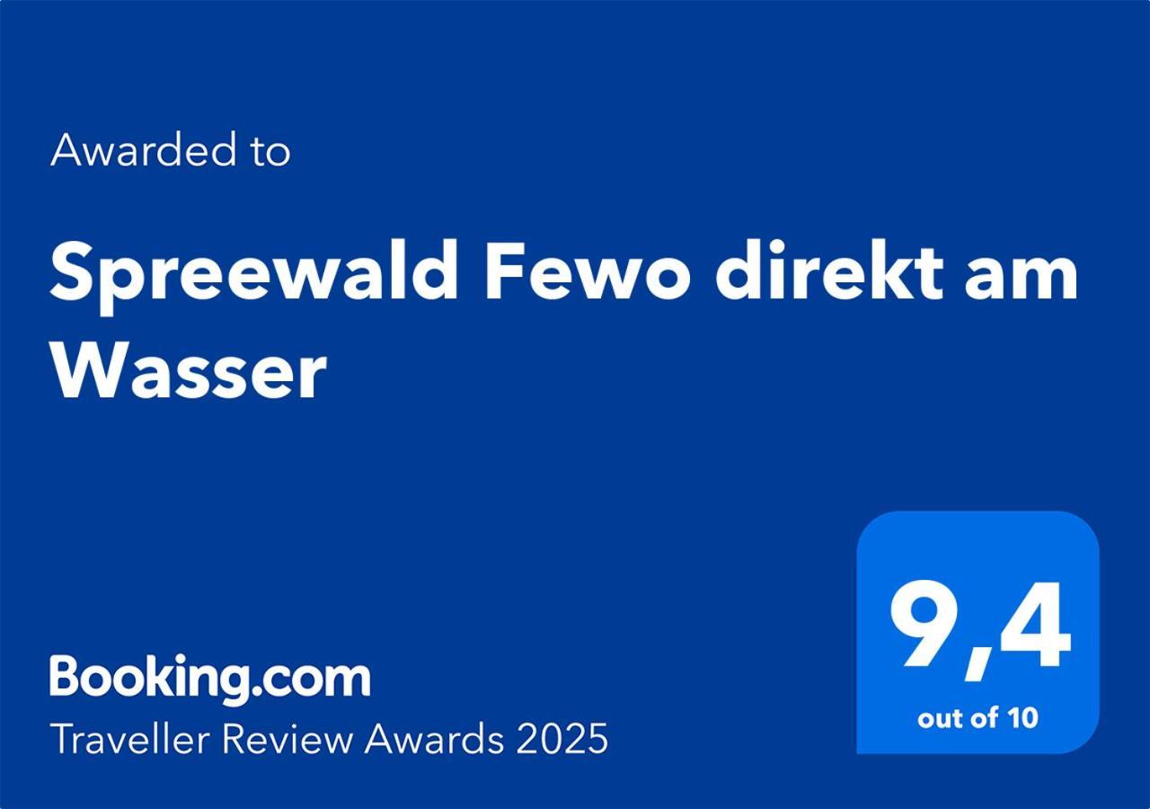 Spreewald Fewo Direkt Am Wasser Lübbenau Exteriör bild